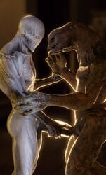 3d alien erection halo_(series) handjob hi_res humanoid humanoid_penis male male_only masturbation nude penis ralic_turman sangheili sex video_games