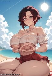 1girl 1girls ai_assisted ai_generated anime anime_style big_ass big_breasts boobs breasts clitoris curvaceous curvaceous_body curvaceous_female curvaceous_figure female female_focus female_only fit_female girl girly hentai hourglass_figure huge_ass huge_breasts light-skinned_female patreon petitelyna pussy ruby_rose rwby sexy shiny solo uncensored vagina voluptuous voluptuous_female waifu waifu_diffusion woman