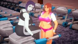 2girls alien alien_girl alien_humanoid big_ass big_breasts big_thighs breasts curvaceous curvy curvy_figure dc dc_comics female hips hourglass_figure huge_ass huge_breasts huge_thighs humanoid koriand'r large_ass large_breasts large_thighs legs light-skinned_female light_skin mature mature_female slim_waist starfire tamaranean teen_titans thick thick_hips thick_legs thick_thighs thighs voluptuous waist wide_hips kaoskatsu 3d goth purple_hair grey_body grey_skin grey-skinned_female demon demon_girl demoness half-demon half_demon cambion raven_(dc) rachel_roth