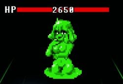 1girl 1girls animated big_breasts breasts dance dance_floor everhood everhood_2 game_character gameplay gif green green_body hip hips_wider_than_shoulders humanoid loop looping_animation lucy_(everhood_2) official_animation slime slime_girl slime_hair slime_monster slimy tagme thick_thighs thighs video_game_character video_games voluptuous voluptuous_body voluptuous_female wide_hips