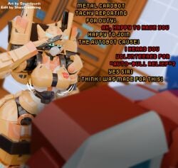 autobot from metal cardbot by soundpunk501