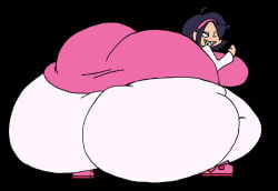 1girls allstarman ass ass_shake big_ass big_breasts big_butt black_background black_hair breasts butt fat_ass fat_butt female female_focus female_only fully_clothed huge_ass huge_butt hyper_ass looking_back nene_(newgrounds) newgrounds pico's_school solo thick_ass thick_butt twerking