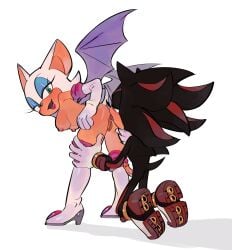 rouge the bat from sonic (series) by pinklilim