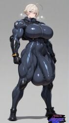 futanari big_penis big_balls large_penis saggy_balls ai_generated huge_cock 1futa flaccid flaccid_penis bulge bulge_through_clothing big_breasts hyper_penis tight_clothing visible muscular_futa