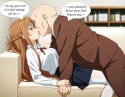 ai_generated asuna_(sao) cheating cheating_(relationship) cheating_girlfriend cheating_wife cuckold cuckold_pov cuckolding netorare netorase ntr sword_art_online tagme yuuki_asuna