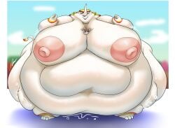 1boy 1girls animal_crossing anthro areolae ass belly between_cleavage blonde_hair blue_eyes breasts brown_hair elephant elephant_trunk elephantid fat female female_focus furry gamingmarko hips hyper hyper_ass hyper_breasts large_ass large_breasts male margie_(animal_crossing) nintendo nipples nude nude_female obese obese_female overweight overweight_female stomach thick_thighs thighs weight_gain white_body wide_hips