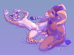 2026 afterglow anal anal_orgasm anthro ask_awa awardiente balls blissful bodily_fluids brown_body brown_fur butt chest_tuft colored cum cum_in_ass cum_inside dazed digital_drawing_(artwork) digital_media_(artwork) duo ear_piercing ejaculation erection femboy fur genital_fluids genitals hair hands-free hi_res horn jewelry kim_(awardiente) larsclue leg_grab male male/male male_penetrated male_penetrating male_penetrating_male markings muscular muscular_anthro muscular_male nipples nude open_mouth orange_body orange_fur orgasm penetration penis piercing pose pubes sex signature simple_background smile spots spotted_body tail thigh_grab tuft