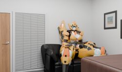 tachi (metal cardbot) from metal cardbot by soundpunk501