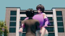 10t 1boy 1girls 3d animated big_breasts breasts_bigger_than_head cleavage enormous_breasts gigantic_breasts groping_breasts guided_breast_grab huge_breasts large_breasts leotard light-skinned_female massive_breasts my_hero_academia nomu paizuri phallusprince scrag_boy_(model) scraggle size_difference smaller_male sound tagme teaser video weaponized_breasts