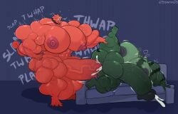 69yano69 anal anal_sex anthro balls bodybuilder cum cumming cumming_from_anal_sex furry gay gay_sex hyper hyper_balls hyper_cock hyper_genitalia hyper_muscles hyper_penis hyper_testicles male male_only muscles muscular muscular_arms muscular_male muscular_thighs penis sound_effects sweat sweating sweaty sweaty_body testicles
