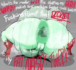 1girl 1girls 2d 2d_(artwork) 2d_artwork adventure_time anus anus_focus ass ass_focus ass_up butt butt_focus commission commission_art degradation degradation_text degrading marceline marceline_the_vampire_queen mouth mouth_open musk musk_clouds musky_butt pussy pussy_juice_drip shaking shaking_ass smolzd solo solo_female solo_focus swamp_ass talking talking_to_viewer twerk twerking twerking_position vampire vampire_girl