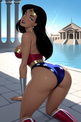 diana prince from dc by spicytoonai
