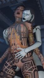 3d edi futanari image jack_(mass_effect) mass_effect mass_effect_3 robot space zandrinya