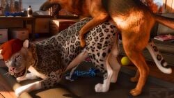 16:9 2026 3d_(artwork) 4k absurd_res anal anal_penetration animal_genitalia animal_penis anus balls blender_(artwork) blender_cycles_(artwork) bodily_fluids butt canid canine canine_genitalia canine_penis canis cum cum_in_ass cum_inside cumshot detailed_background digital_media_(artwork) doggystyle domestic_dog drooling duo ejaculation erection fangs felid feral feral_on_feral feral_penetrated feral_penetrating feral_penetrating_feral from_behind_position fur genital_fluids genitals german_shepherd hair herding_dog hi_res inside interspecies leopard looking_pleasured male male/male male_feral male_penetrated male_penetrating male_penetrating_male mammal open_mouth pantherine pastoral_dog penetration penile penile_penetration penis penis_in_ass raytross saliva sex sex_toy sheath smile tail teeth tongue watermark widescreen