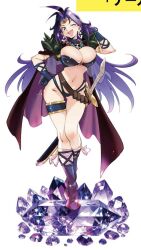 1girl artist_request breasts cleavage large_breasts looking_at_viewer naga_the_serpent official_art one_eye_closed open_mouth slayers smile source_request sword weapon wink