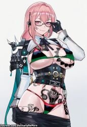 tsukishiro yanagi from blacked by basicallynomore