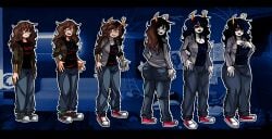 homestuck homestuck_troll huge_ass huge_breasts sequence slightly_chubby tagme transformation transformation_sequence troll vriska_serket ykujo