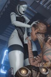 3d blowjob edi futanari image jack_(mass_effect) mass_effect mass_effect_3 robot space zandrinya