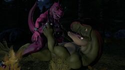 3d dinosaur female interstellar_demon_stripper male maxdigiipower muscular rick_and_morty sex source_filmmaker theropod tyrannosaurus_rex