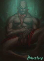 1boy big_penis league_of_legends male male_only muscles muscular muscular_male pyke tagme