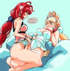 alice_thymefield alice_thymefield_(sea_of_thyme) blush blush bunny_ears bunny_girl bunny_tail embarrassed frosting futa_on_futa futa_only futanari heterochromia outdoors partially_clothed pubes pubic_hair public rabbit_ears rabbit_girl rabbit_tail rock rocks summer sweeter_kiwiis swimsuit swimwear ukinami_yuzuha ukinami_yuzuha_(tanuki_in_broad_daylight) yuri zenless_zone_zero