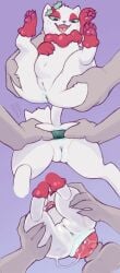 absurd_res anal anal_fluids anal_fluids_on_butt anal_juice_on_butt anal_juice_on_penis anal_juice_string anal_knotting anal_sex anal_tugging anonymous_artist anthro anthro_on_feral anus anus_focus ass bedroom_eyes big_dom_small_sub blue_anus blue_vulva bodily_fluids canid closed_eyes domestic_cat dominant duo exclamation_point felid feline felis female feral gaping gaping_anus genitals grey_body hi_res junipurr knotting looking_down looking_pleasured lube_drip lube_on_penis male male/female mammal narrowed_eyes navel open_mouth penetration seductive size_difference spread_anus spread_butt spreading vulva white_body zoophilia