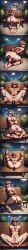 ai_generated anal bondage comic dildo dildo_in_ass femboy femboy_only ginger_hair male public public_bondage solo_femboy
