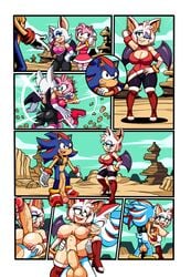 1boy 1girls 2boys 2girls amouge amouge_the_hedgebat amy_rose bat big_breasts big_penis breasts comic escopeto female fused_character fused_sex fusion hedgehog huge_breasts huge_cock male mammal paizuri penis potara_earrings rouge_the_bat sex shadic_the_hedgehog shadow_the_hedgehog sonic_(series) sonic_the_hedgehog super_form superbunnygt