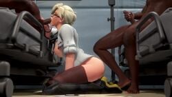 1girls 2boys 2boys1girl 3d 3d_animation alternate_version_available angela_ziegler ass big_breasts big_breasts big_penis blizzard_entertainment blonde_female blonde_hair blonde_hair blowjob breasts breasts breasts_exposed breasts_out clothed clothed_female_nude_male dark-skinned_male dark_skin deep_blowjob doctor dr._ziegler fellatio female glasses hand_on_crotch hetero_sex indoors interracial interracial_sex jellyfishjubilee kneeling kneeling_oral_position large_penis light-skinned_female light_skin male male/female masturbation medium_breasts mercy morning_wood multiple_boys nipples oral_sex overwatch overwatch_2 partially_clothed patient pierced_nipples piercings pink_nipples saberwolf8 short_hair shorter_than_30_seconds side_view sideboob sound straight straight sucking_penis tagme thick_penis thighhighs threesome toasted_microwave video voice voice_acted