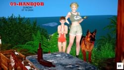blue_mary boy canine cosplay h23chris island jimmy_tonik king_of_fighters male_nipple