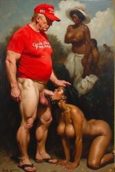 ai ai_generated ass blowjob breasts breasts breasts dick donald_trump grabbing_pussy maga