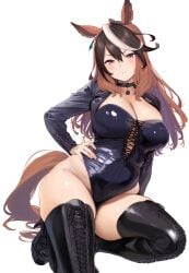 1girls ai_generated animal_ears anthropomorphization artist_request eyes female hair legs skin symboli_rudolf_(umamusume) tagme umamusume umamusume_pretty_derby young