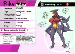 garchomp from game freak by zoebanette405