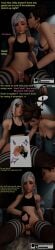 ass breasts cbt chastity_cage denial femboy frustrated nier:_automata overwatch overwatch_2 sissy text tracer yorha_9s