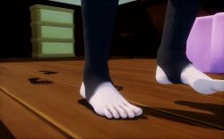 barefoot feet feet_up foot_fetish foot_focus himawari himawari_wa_yoru_ni_saku mmd stomped stomping tagme trample trampling video