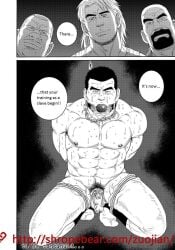 bara bondage chastity_cage forced gengoroh_tagame male_only slave submissive torture yaoi