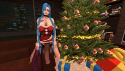 1futa 3d big_balls big_breasts big_penis blue_hair christmas flaccid futa_only futanari horsecock huge_even_flaccid intersex jinx_(league_of_legends) jinxxxie league_of_legends pink_eyes solo source_filmmaker