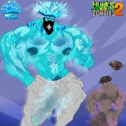 1boy asolchan bara big_balls big_muscles big_pecs big_penis doomshroom_(pvz) huge_cock huge_muscles huge_pecs humanoid humanoid_genitalia humanoid_penis hyper_penis ice-shroom_(pvz) male male_focus male_only muscles muscular muscular_male plant plants_vs._zombies plants_vs_zombies plants_vs_zombies_2:_it's_about_time solo solo_focus solo_male
