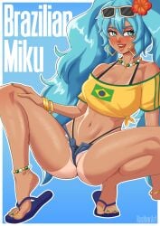 brazilian miku from vocaloid by kazibar