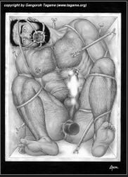bara bondage forced gengoroh_tagame male_only sex_toy submissive torture yaoi