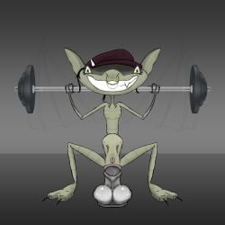 anal animal_dildo animal_sex_toy badnight247 deadlock dildo equine_dildo exercise facial_piercing female gargoyle genitals hi_res ivy_(deadlock) nipples nose_piercing nose_ring piercing pussy ring_piercing sex_toy solo stomach_bulge valve vulva weightlifting weights workout