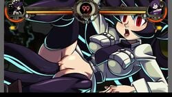 1girls anal_insertion animated anthro_only bottomless bouncing_breasts breasts cum cum_everywhere cum_in_ass cum_in_pussy cum_inside cum_on_breasts cum_on_clothes cum_on_face defeat double_penetration filia_(skullgirls) game pixel_art pussy samson_(skullgirls) shorter_than_30_seconds skullgirls sound spread_legs tagme tentacle tentacles thighhighs vaginal_insertion video zone