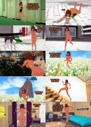 1boy 1girls 3d 3d_(artwork) ass ass breasts breasts canine comic embarrassed embarrassed_nude_female enf female female_majin kamala_khan koikatsu koikatsu_(medium) majin male marvel marvel_comics ms._marvel ms._marvel_(kamala_khan) naked naked_female nude nude_female rock streaker streaking xboxking37