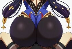 mona (genshin impact) from genshin impact by mrnails
