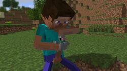 3d animated avian human_on_feral male_only minecraft no_sound pigeon steve_(minecraft) video why