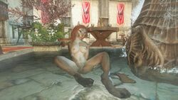 3d anthro fantasy feline female furry khajiit mammal nude nyra nyrakhajiit skyrim the_elder_scrolls video_games