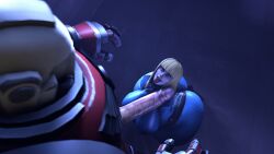 absurdly_large_cock ass_bigger_than_body ass_bigger_than_head bangs big_breasts blonde_female blonde_hair blood_ravens blowjob branimation breasts cock_hungry cock_worship female fempyro from_above giant_ass penis space_marine submissive_female team_fortress_2 tongue_out