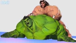 3d anal anal_sex animated green_body green_skin hairy hairy_male hulk hulk_(marvel_rivals) logan_(x-men) male male_only marvel marvel_rivals muscular muscular_male no_sound size_difference tagme tetesin video wolverine_(marvel_rivals) wolverine_(x-men)