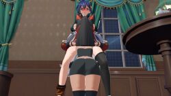anilingus ass_lick ass_licking belle_(zenless_zone_zero) black_hair blowjob blowjob_face blue_hair cat_ears cat_girl catgirl cock cock_hungry dick dickgirl dickgirl/female face_fuck face_fucking furry furry_ears furry_female furry_only furry_tail futa_on_female futa_only futanari ju_fufu ju_fufu_(zenless_zone_zero) nekomiya_mana penis tocher44 yellow_fur yellow_hair zenless_zone_zero