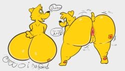 anthro anthro_female anus ass ass_focus ass_shake big_ass big_booty big_butt booty butt_tattoo chastity_taint cub cunny female furry furry_female furry_only huge_ass huge_butt illis kyojiri_loli nude nude_female puppy pussy reference_sheet shortstack superabsurd_res twerking vagina young younger_anthro younger_female